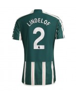 Manchester United Victor Lindelof #2 Venkovní Dres 2023-24 Krátký Rukáv